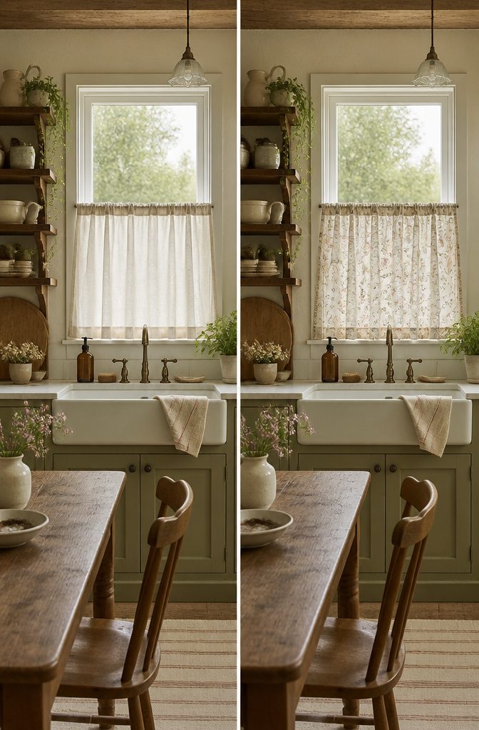 Anthropologie Cafe Curtains: 9 Styles for Kitchen Windows 12 Different Anthropologie café curtains suited for various interior styles.