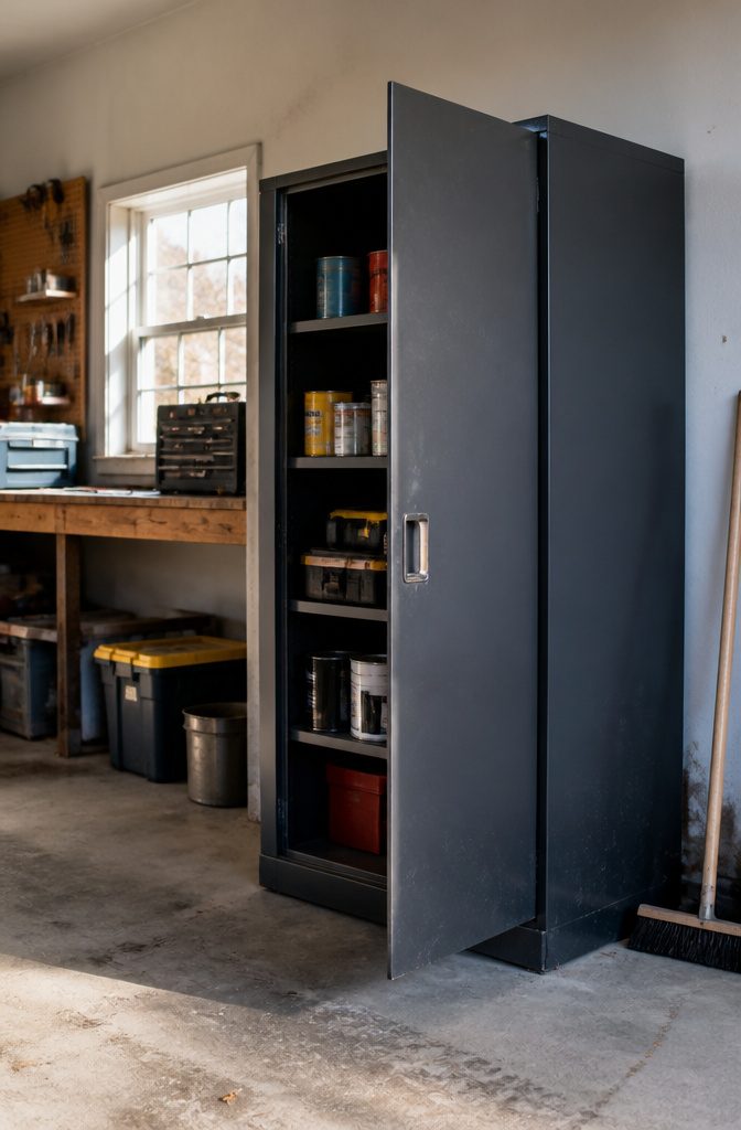 Metal Garage Cabinet Types: Wall, Floor, Rolling, Freestanding & Steel Gauges 3 Floor Cabinets