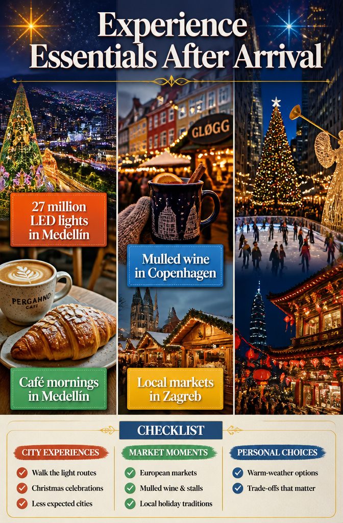 Where to Spend the Holidays: 14 Destinations for 2026 18 LED lights illuminating Medellín during the Alumbrados festival.