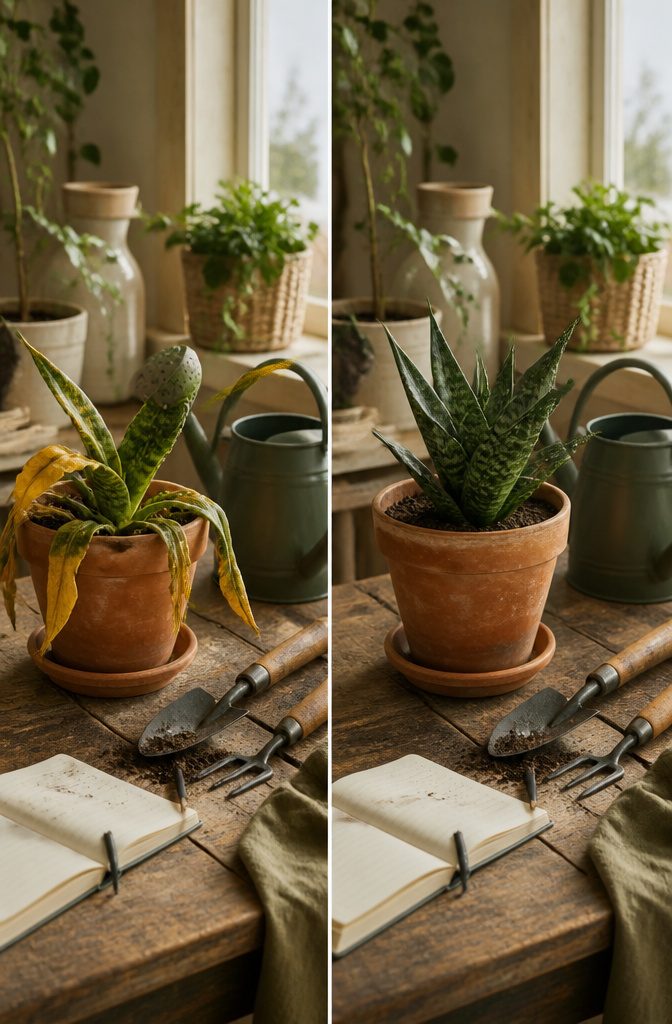 Why the Low Light Drought Tolerant Starfish Snake Plant Is the Star of the Show 11 Close-up of starfish snake plant leaves showing signs of stress.